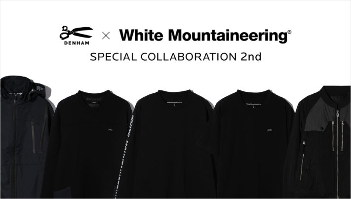 White Mountaineering × DENHAMブラック