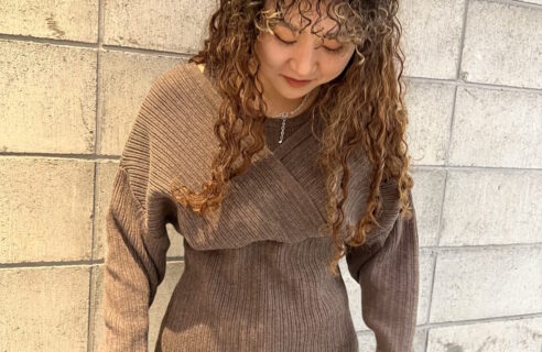 【CLANE】 CACHE COEUR LAYER KNIT TOPS