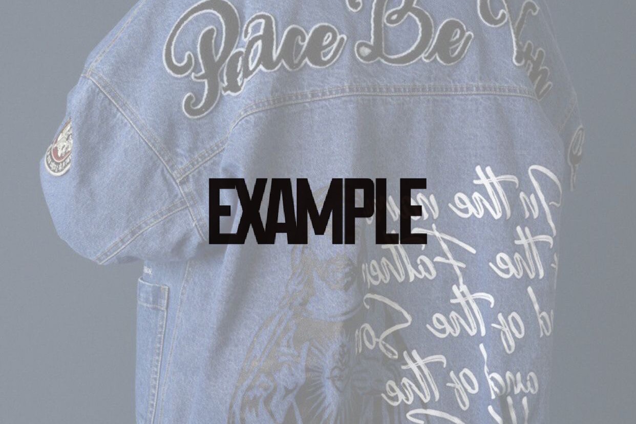 【EXAMPLE / エグザンプル】”New Denim Jacket”