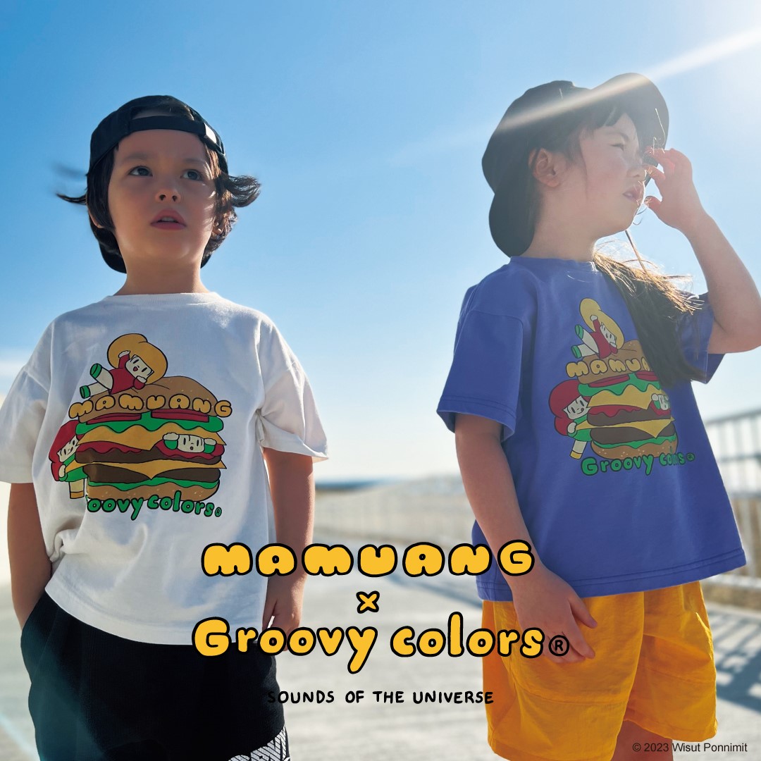 ★MAMUANG×GROOVY COLORS Collaboration items Release★