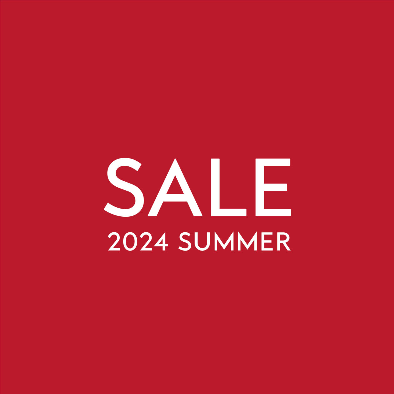 2024 SUMMER SALE