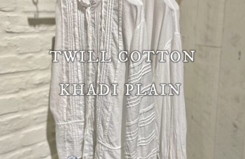 “maison de soil”TWILL COTTON KHADI PLAIN