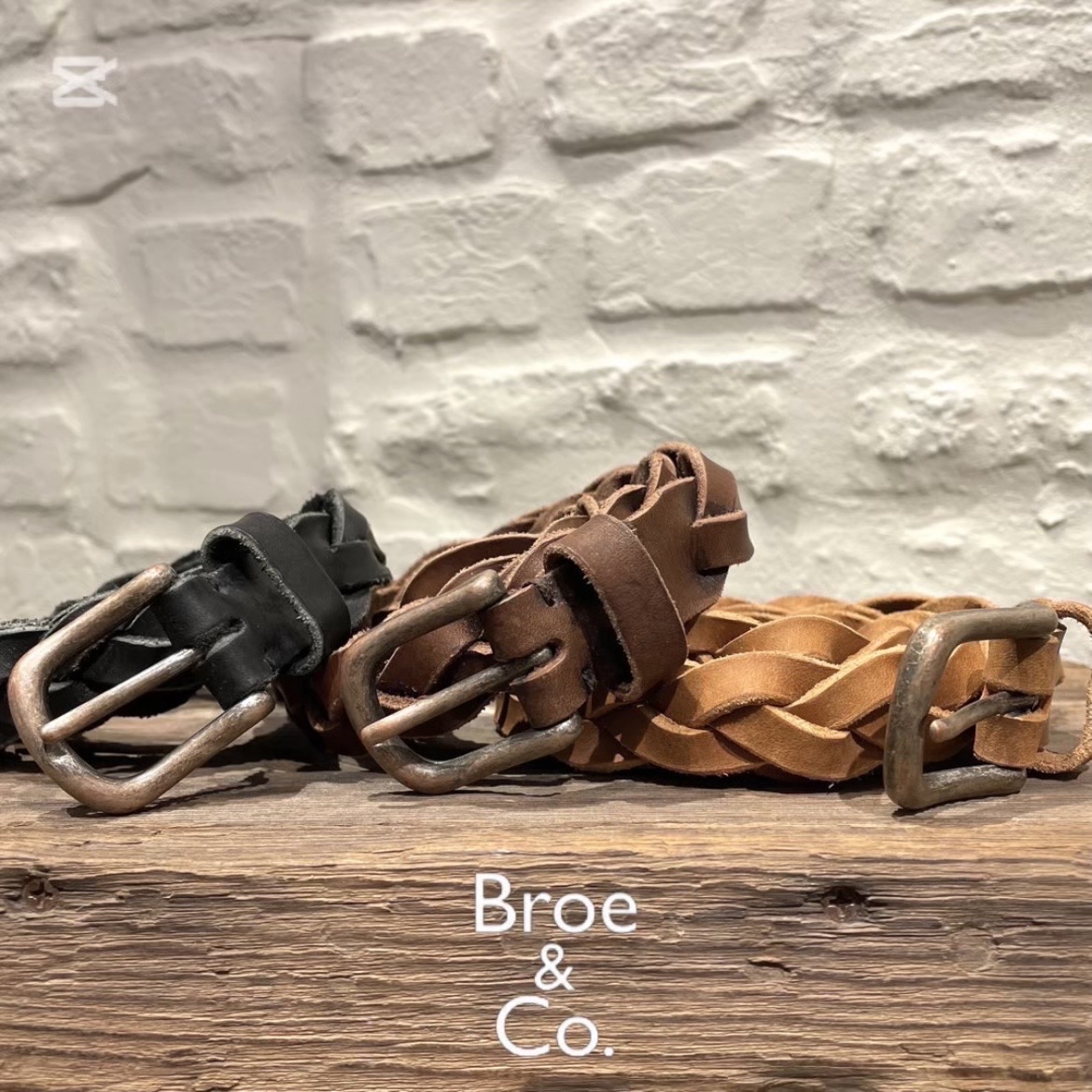 “BROE&CO” MESH BELT