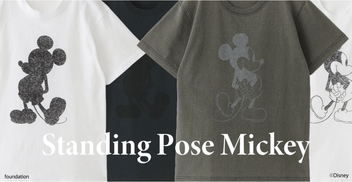 第２弾ミッキーマウスデザインTシャツが登場