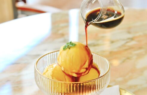 お買い物の後のご休憩に…🍨エスプレッソアフォガード