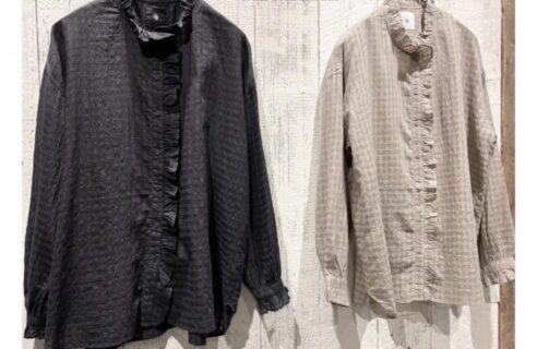 “maison de soil” HANDWOVEN COTTON/SILK SELF CHECK