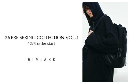 RIM.ARK 【12/3 order start new item2】