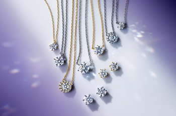 「SOLITAIRE DIAMOND」「HALO SETTING」シリーズ GIA鑑定書付ネックレス