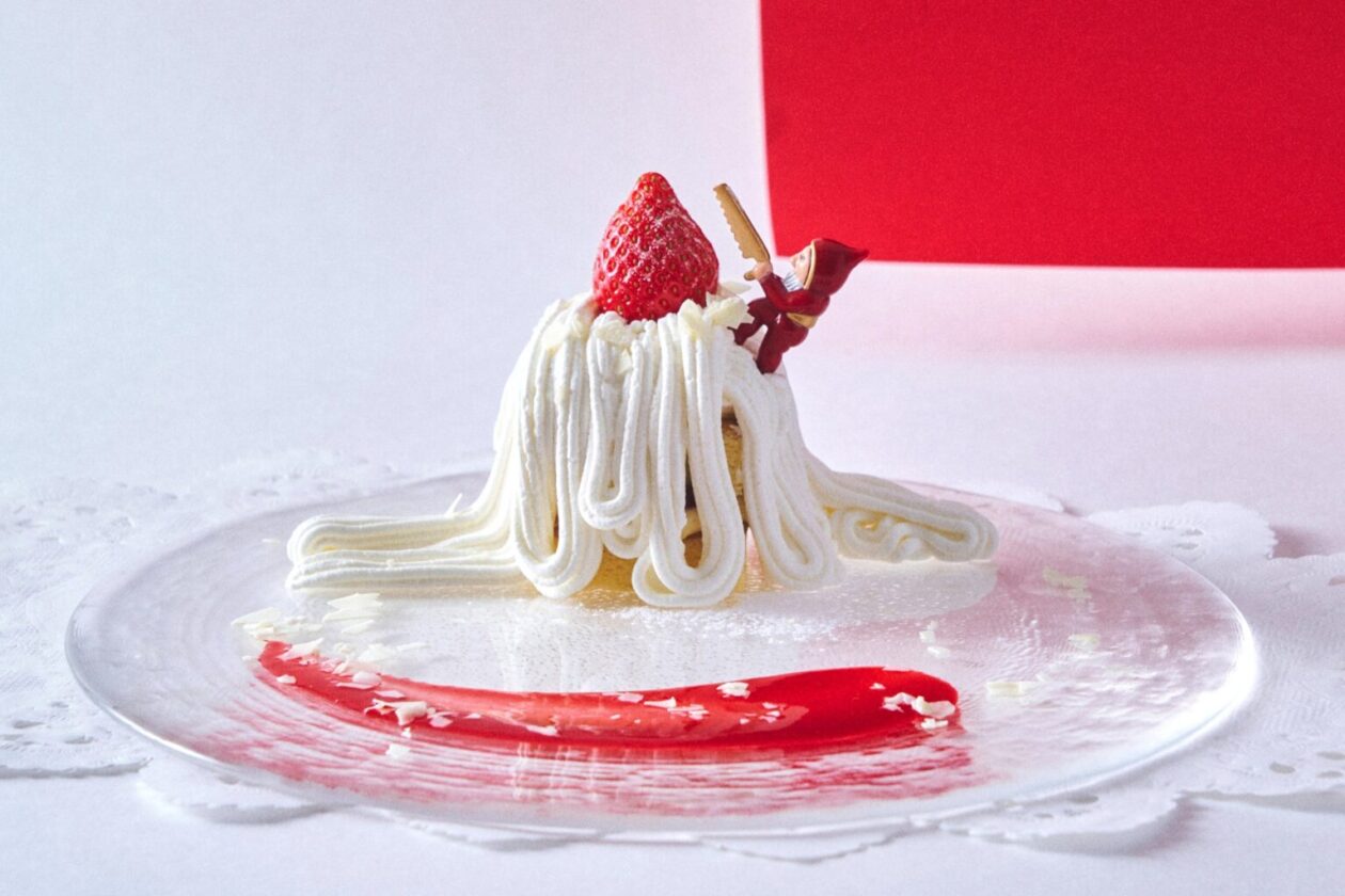 いちごのクリスマス“生”モンブラン〈わたしだけの“ホール”ケーキ〉