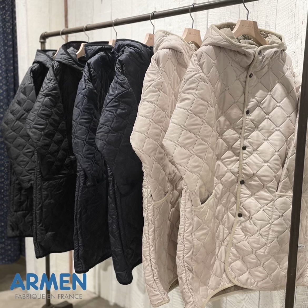 “ARMEN” PLAIN POLYESTER×PLAIN POLYESTER HEAT QUILT