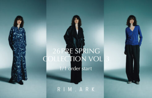 RIM.ARK 【2026/1/1- order start new items vol.2】