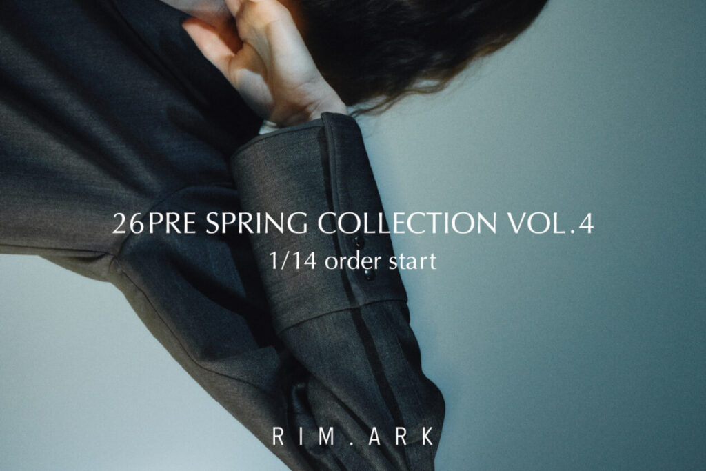 RIM.ARK 【1/14- order start new items Vol.2】