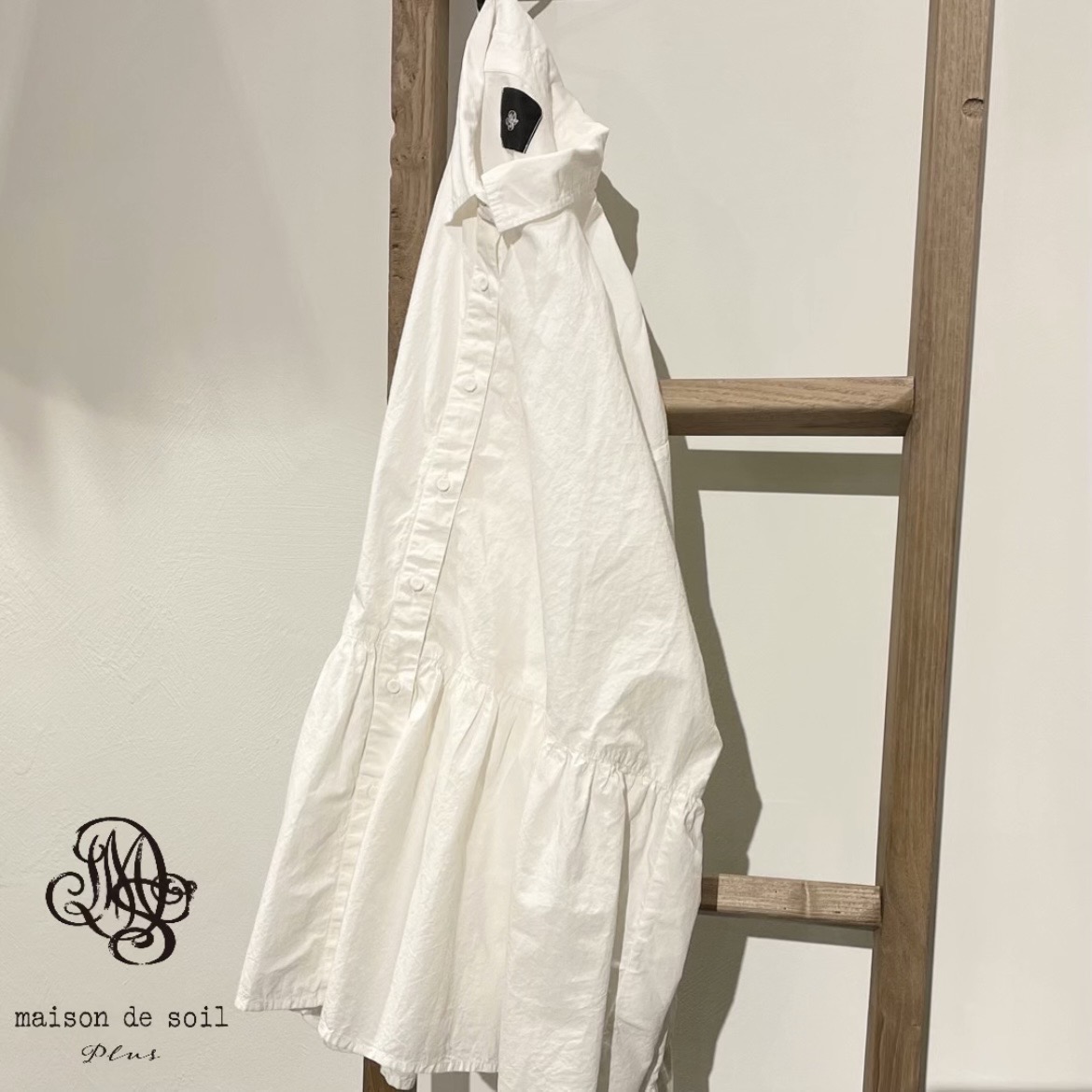 maison de soil” 60s ORGANIC POPLIN PLAIN | ショップニュース