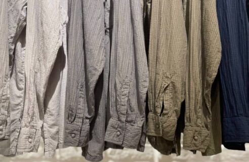 “MAISON DE SOIL HOMME”80s ORGANIC COTTON BIG CHECK×SMALL CHECK