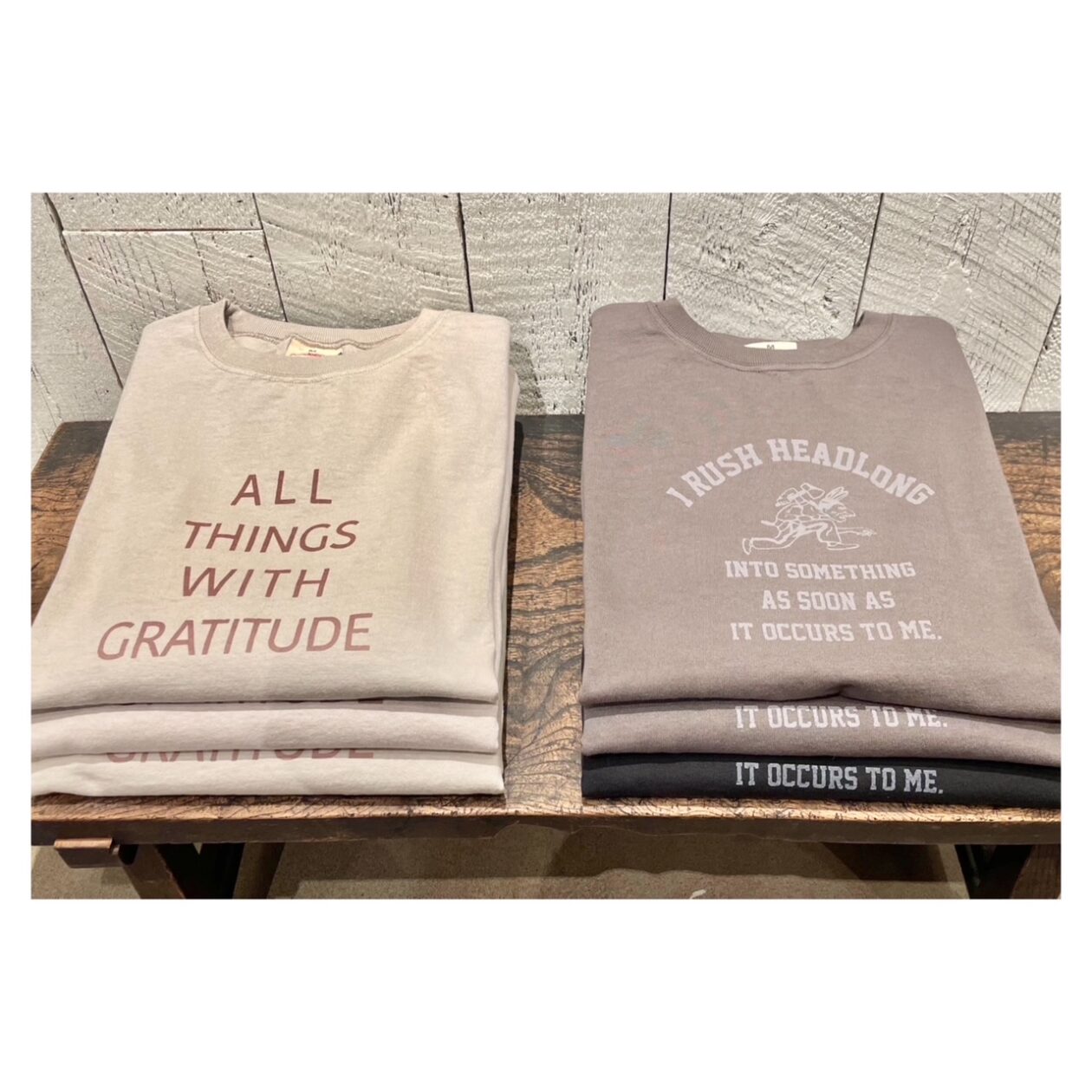 “Goodwear” CREW-NECK L/SL