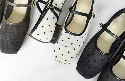 メリージェーンチュールパンプス