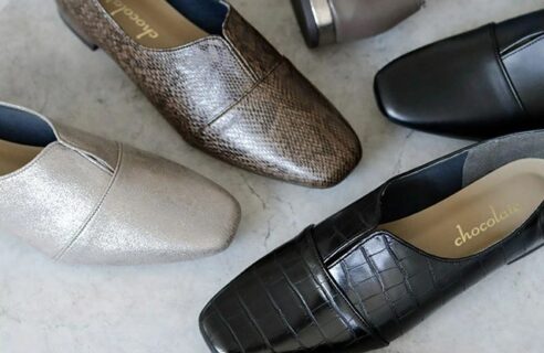 スクエアカジュアルシューズ