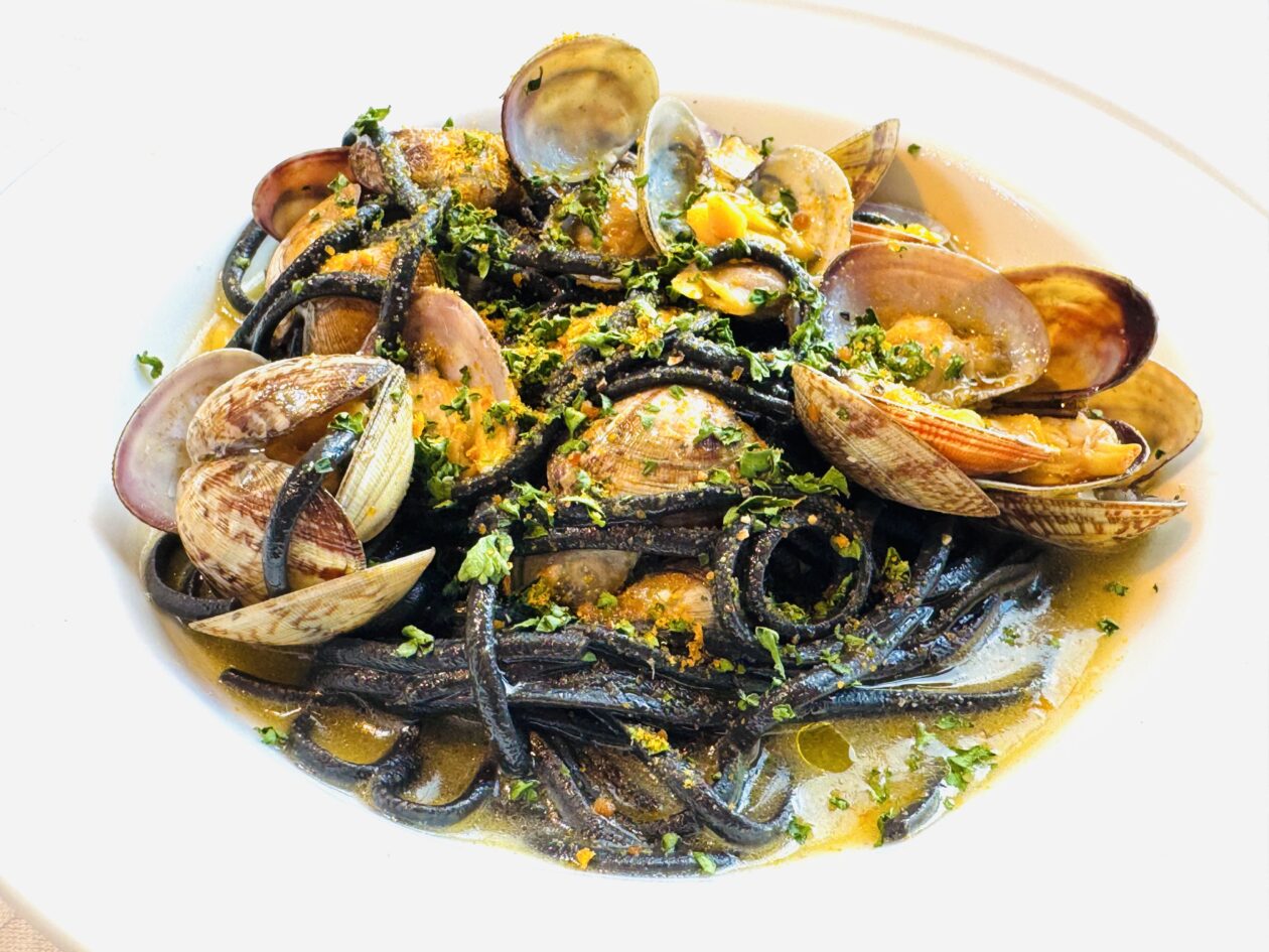 イタリア産［カラスミ］を使った春の生パスタ