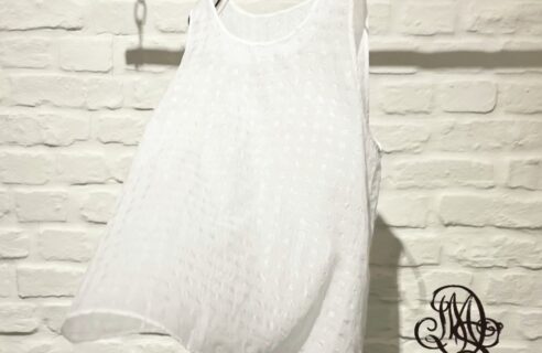 “maison de soil” HANDWOVEN COTTON SILK CHECK