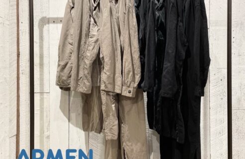 “ARMEN” LINEN COTTON PLAIN OVERDYE