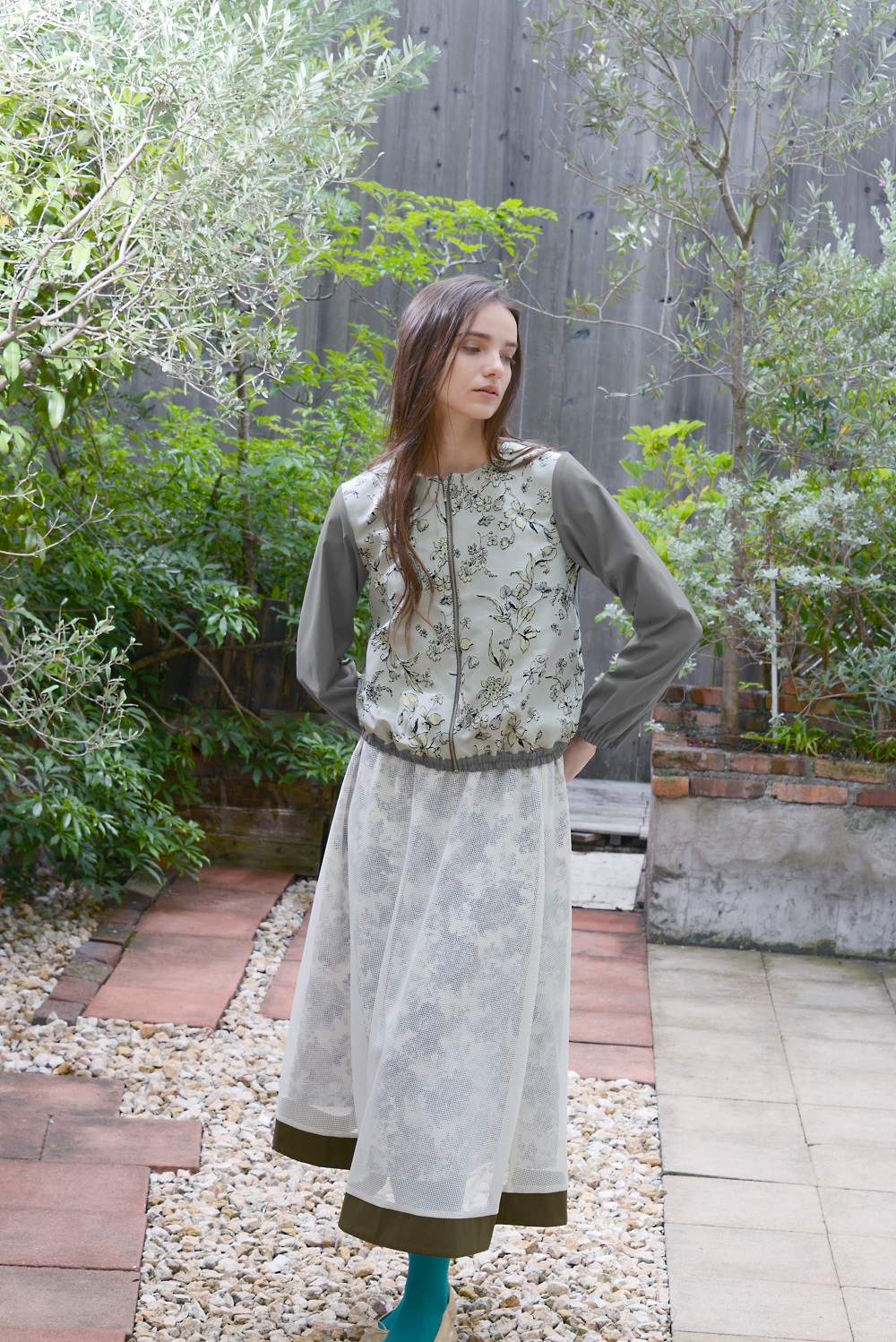 IKUKO メッシュ素材のアウター