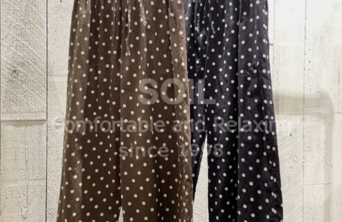 “SOIL” 80s COTTON VOILE DOT PRINT