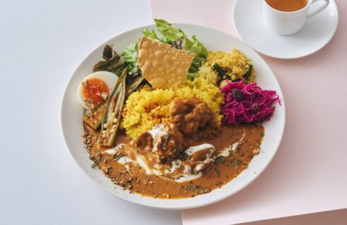 バターチキンのスパイスカレー ミールス仕立て