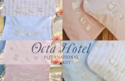 ✴︎Octa Hotel Original✴︎ 大人気の刺繍ポーチ入荷