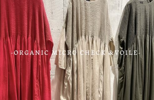 “maison de soil” ORGANIC MICRO CHECK&VOILE